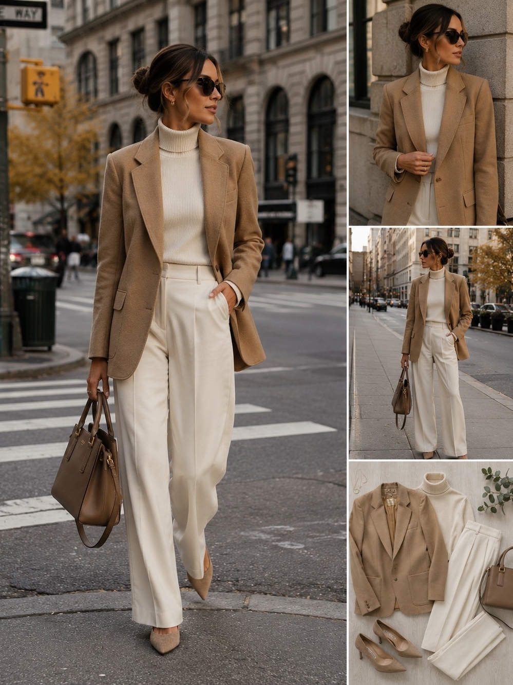 Vintage 1970s 1980s Jack Set Women’s Camel Wool Blazer